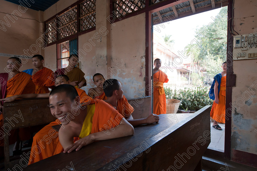 Monks School Laos 
 Budddhist Monks in classroom, Vientiane, Laos 
 Keywords: Buddhist, Monks, school, class, room, laos, Vientiane, Religion, Education, Learning
